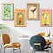 4 Pack Cocktail Paint by Numbers Kit for Adults with Frame and Easel, Framed Paint by Number Kits, Adult's Easy Numbers Painting for Beginners for Home Wall Decor Gift, 8x12 inch